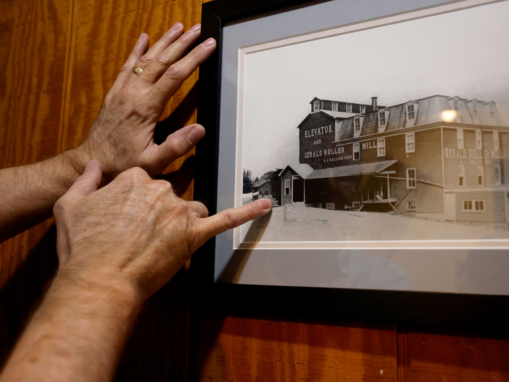 The Bistro’s owner and the advocate for the Rock Island Trail